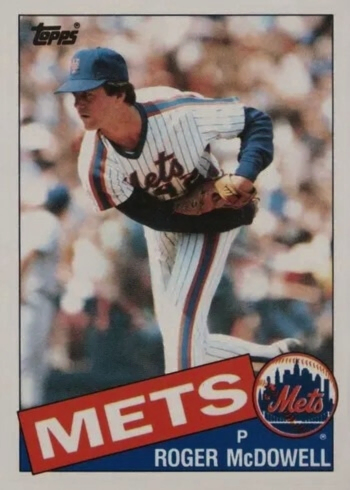 1985 Topps Traded #83T Roger McDowell Rookie Card