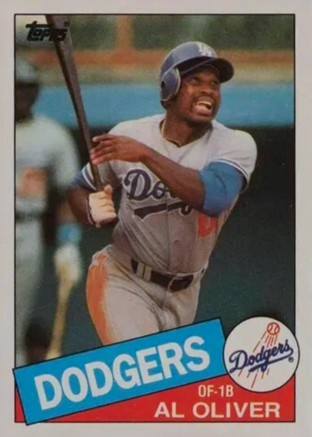 1985 Topps Traded #88T Al Oliver Baseball Card
