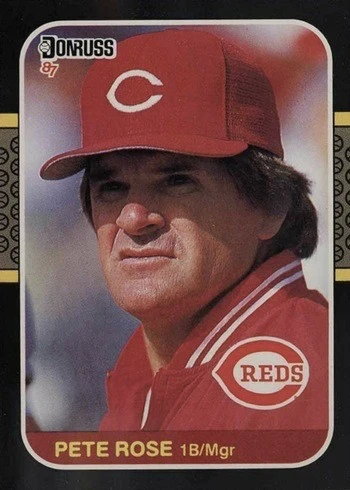 1987 Donruss #186 Pete Rose Baseball Card