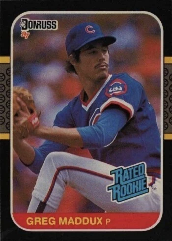 1987 Donruss #36 Greg Maddux Rookie Card