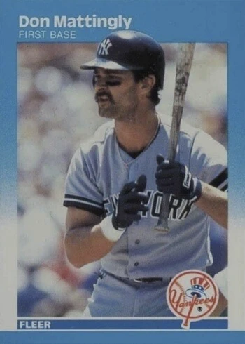 1987 Fleer #104 Don Mattingly Baseball Card
