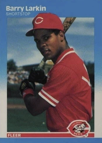 1987 Fleer #204 Barry Larkin Rookie Card