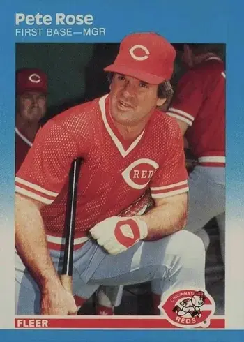 1987 Fleer #213 Pete Rose Baseball Card