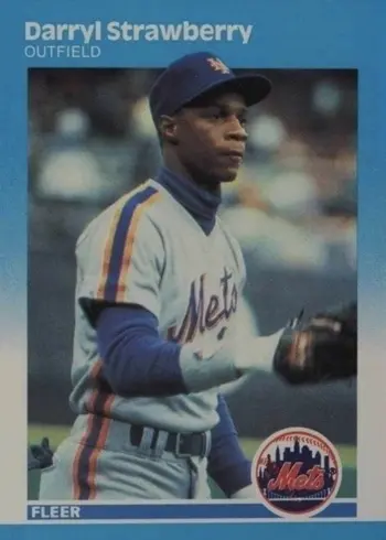 1987 Fleer #23 Darryl Strawberry Baseball Card