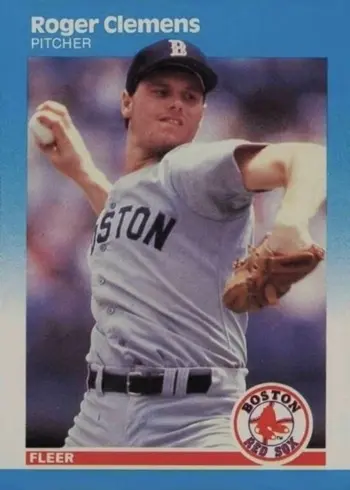 1987 Fleer #32 Roger Clemens Baseball Card