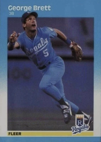 1987 Fleer #366 George Brett Baseball Card