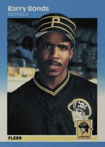 1987 Fleer #604 Barry Bonds Rookie Card