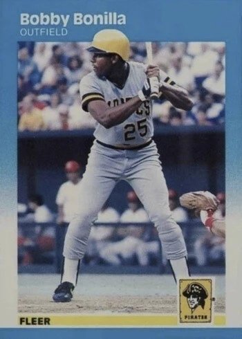 1987 Fleer #605 Bobby Bonilla Rookie Card