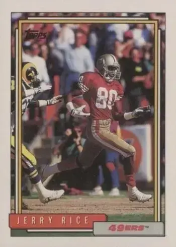 1992 Topps #665 Jerry Rice Football Card