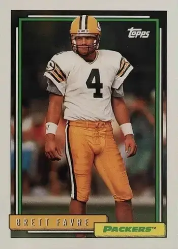 1992 Topps #696 Brett Favre Football Card