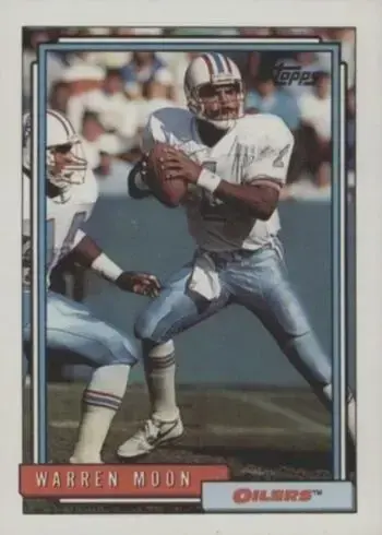 1992 Topps #70 Warren Moon Football Card