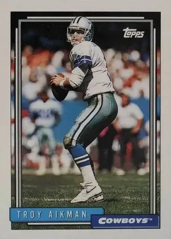 1992 Topps #744 Troy Aikman Football Card