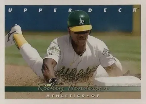 1993 Upper Deck #136 Rickey Henderson Baseball Card