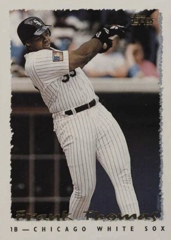1995 Topps #1 Frank Thomas Baseball Card