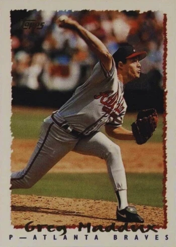 1995 Topps #295 Greg Maddux Baseball Card