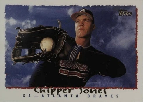 1995 Topps #535 Chipper Jones Baseball Card