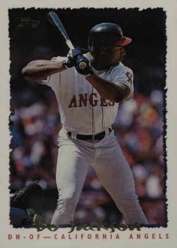1995 Topps #592 Bo Jackson Baseball Card