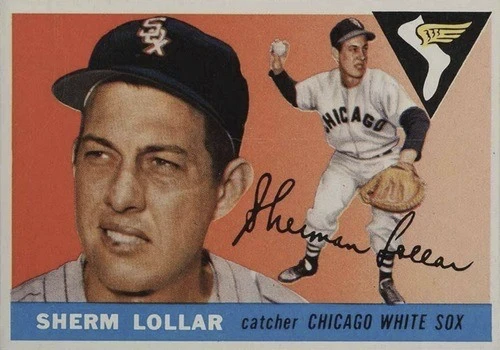 1955 Topps #201 Sherm Lollar Baseball Card