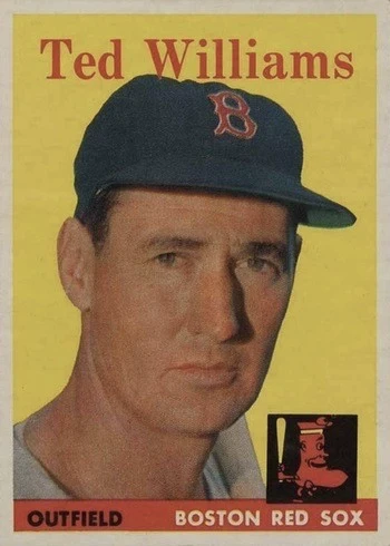 1958 Topps #1 Ted Williams Baseball Card