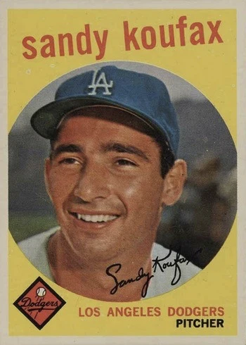 1959 Topps #163 Sandy Koufax Baseball Card