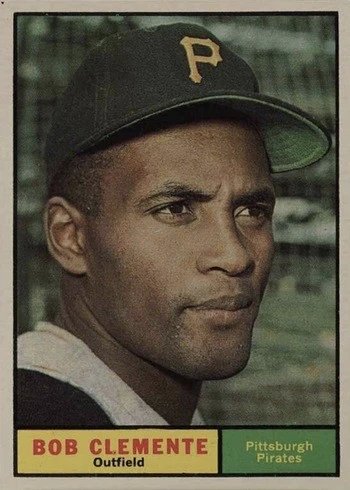 1961 Topps #388 Roberto Clemente Baseball Card