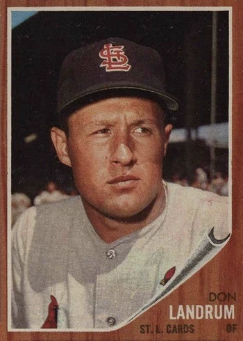 1962 Topps #323 Don Landrum Baseball Card
