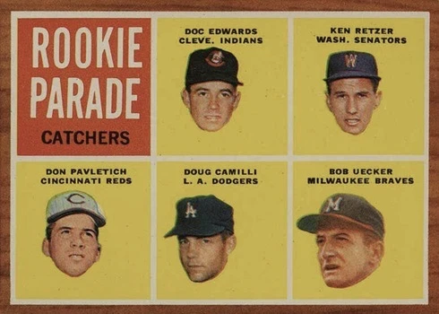 1962 Topps #594 Bob Uecker Rookie Card