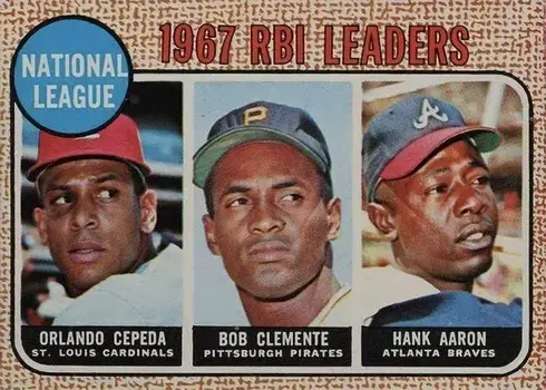 1968 Topps #3 Orlando Cepeda
