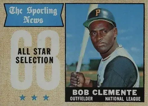 1968 Topps #374 Roberto Clemente Baseball Card