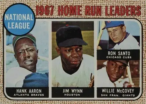 1968 Topps #5 Hank Aaron