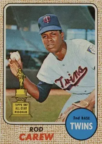 1968 Topps #80 Rod Carew Baseball Card