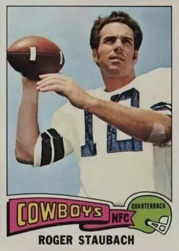 1975 Topps #145 Roger Staubach Football Card