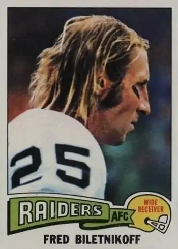1975 Topps #405 Fred Biletnikoff Football Card