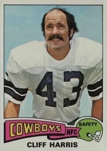 1975 Topps #490 Cliff Harris Rookie Card