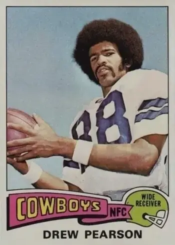 1975 Topps #65 Drew Pearson Rookie Card