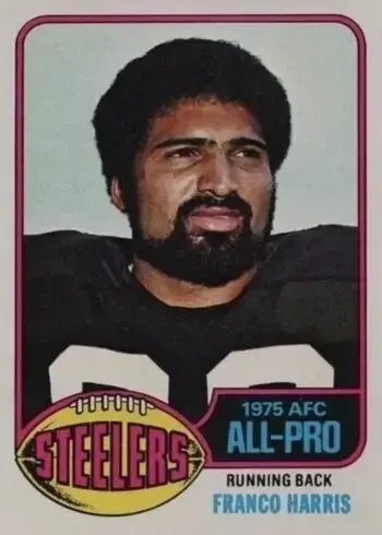 1976 Topps #100 Franco Harris Football Card