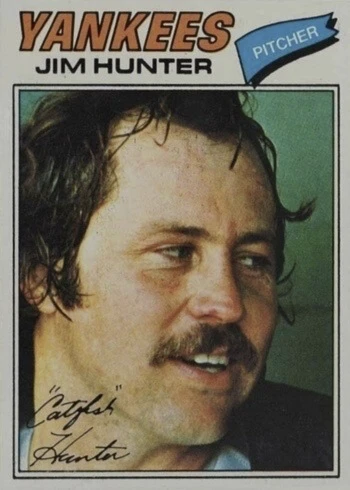 1977 Topps #280 Catfish Hunter Baseball Card