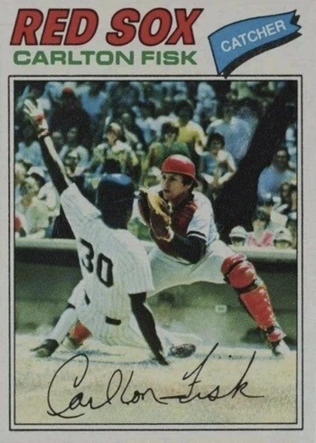 1977 Topps #640 Carlton Fisk Baseball Card