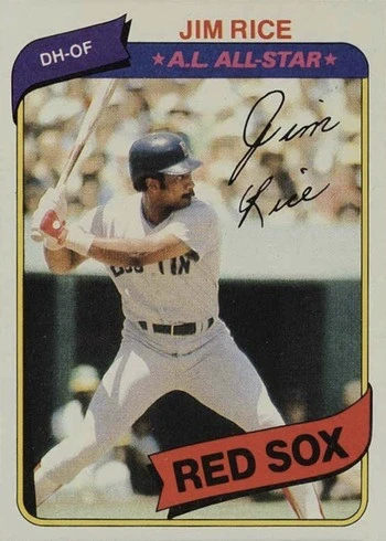 1980 Topps #200 Jim Rice Baseball Card