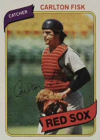 1980 Topps #40 Carlton Fisk Baseball Card