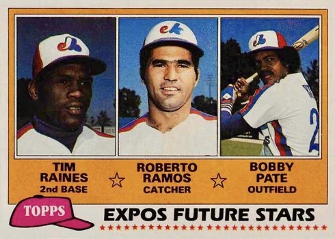 1981 Topps #479 Tim Raines Rookie Card