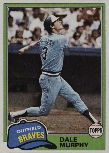1981 Topps #504 Dale Murphy Baseball Card