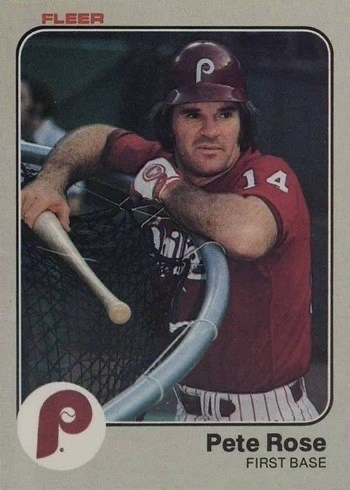 1983 Fleer #171 Pete Rose Baseball Card