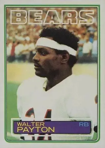 1983 Topps #36 Walter Payton Football Card