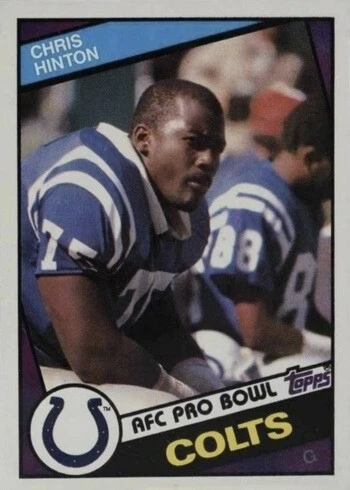 1984 Topps #15 Chris Hinton Rookie Card
