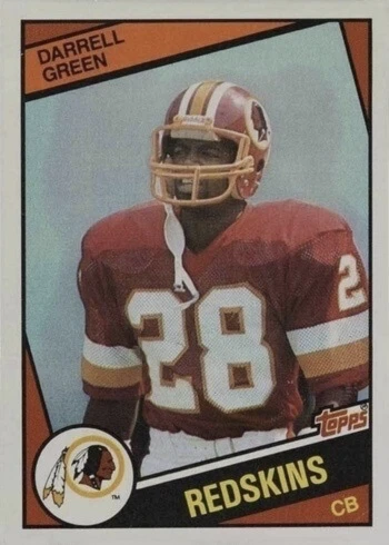 1984 Topps #380 Darrell Green Rookie Card