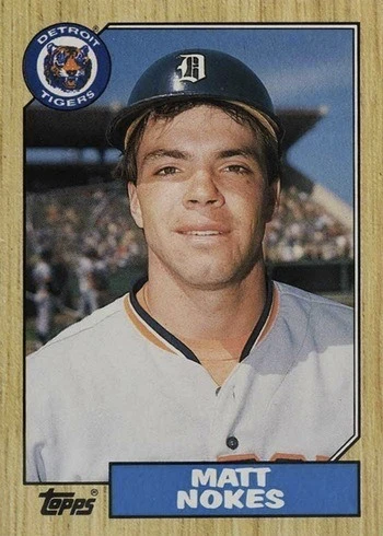 1987 Topps Traded #91T Matt Nokes Rookie Card