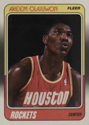 1988 Fleer #53 Hakeem Olajuwon Basketball Card
