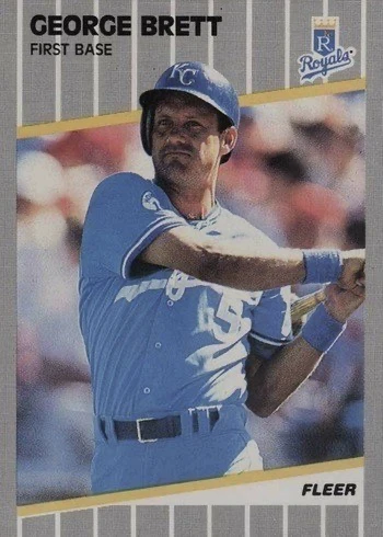 1989 Fleer #277 George Brett Baseball Card
