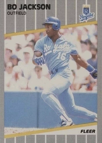 1989 Fleer #285 Bo Jackson Baseball Card